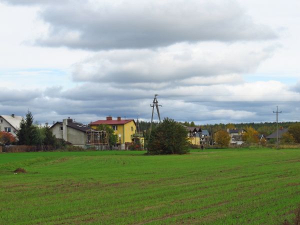 Zabudowania przy ulicy Zielonej