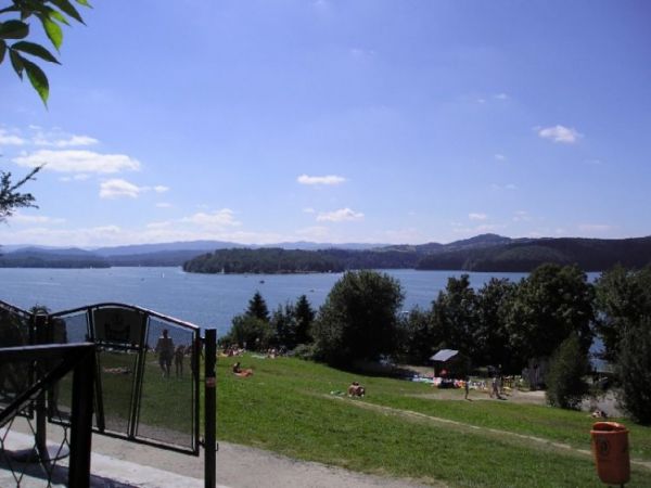 Solina. Widok na zalew.