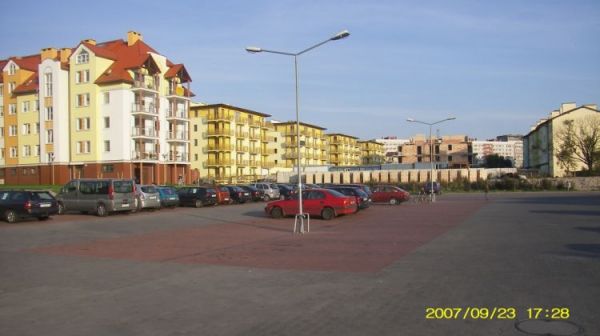 Widok na osiedle koło Lidla