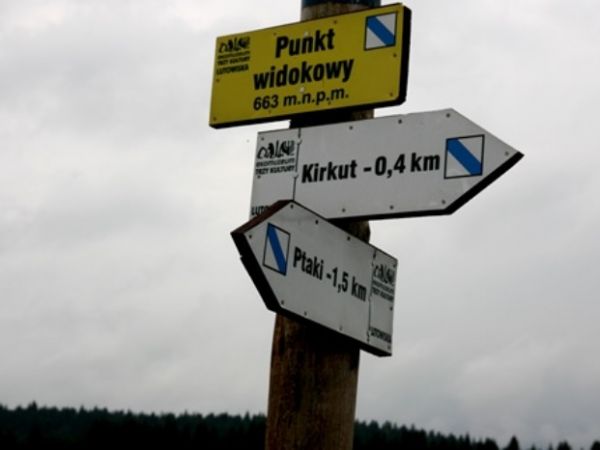 Punkt widokowy na południe od Lutowisk.