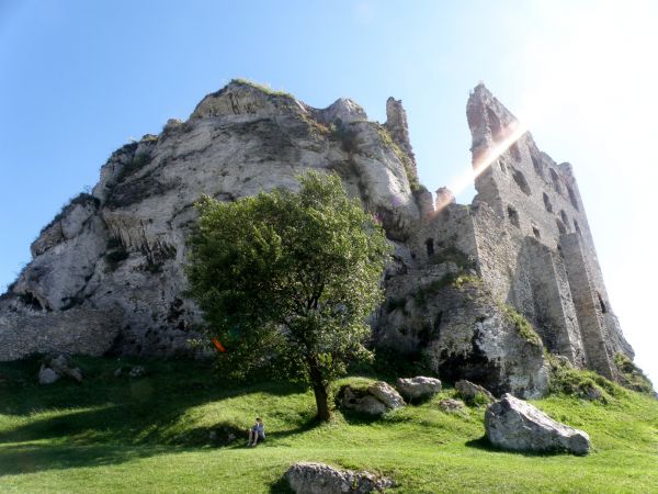 Zamek OGRODZIENIEC **** http://www.zamek-ogrodzieniec.pl/ **** http://zamki.net.pl/zamki/podzamcze/podzamcze.php **** Zamek Ogrodzieniec znajduje się w Podzamcz