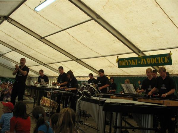 Dożynki 2009 - przygrywała także orkiestra z Unlingen z Niemiec