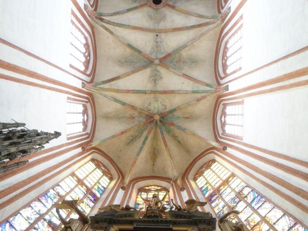 Kościół Św. Elżbiety strop nad prezbiteriu