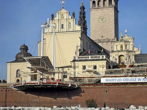 Ołtarz letni na Jasnej Górze