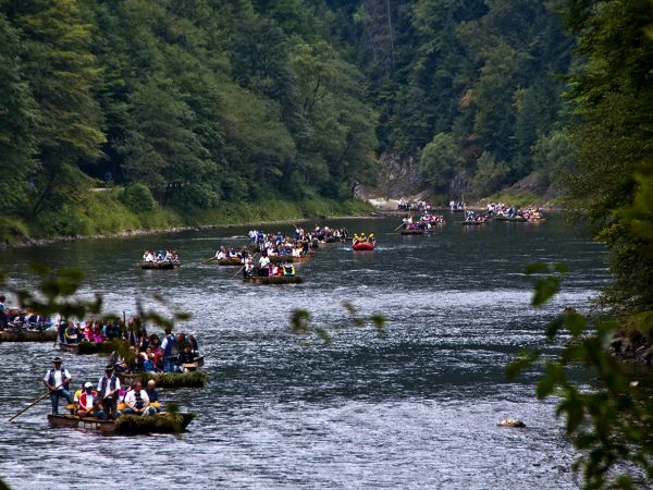 Ścisk i tłok na Dunajcu