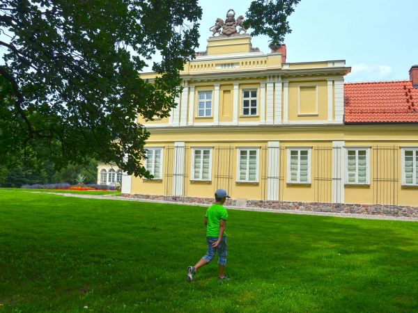 Pałac w Waplewie Wielkim  - lipiec 2016