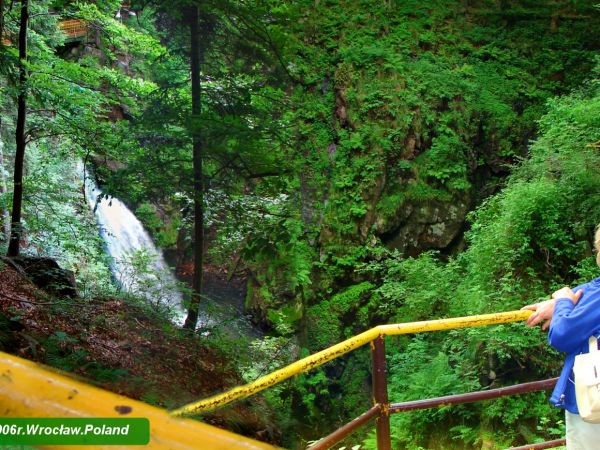 Wodospad Wilczki w Międzygórzu