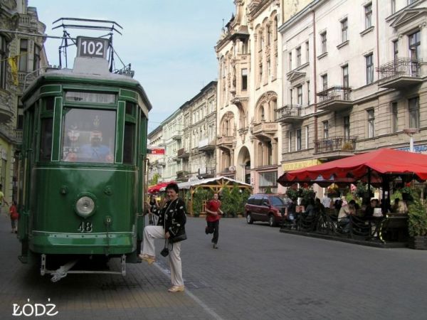 Deptak na ulicy Piotrkowskiej