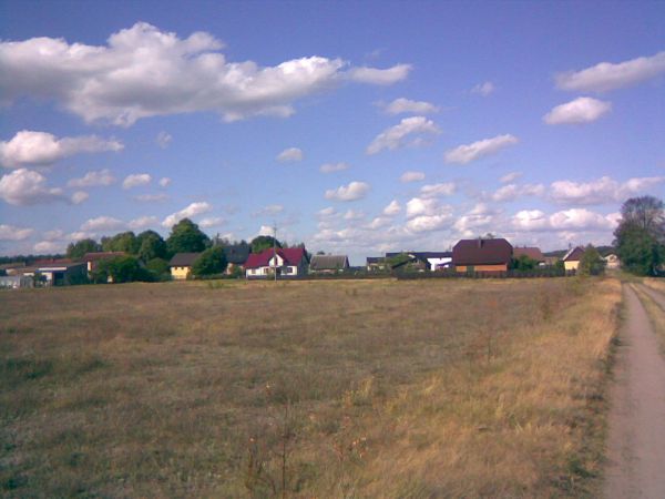 Wdok od zachodu droga z Bartla