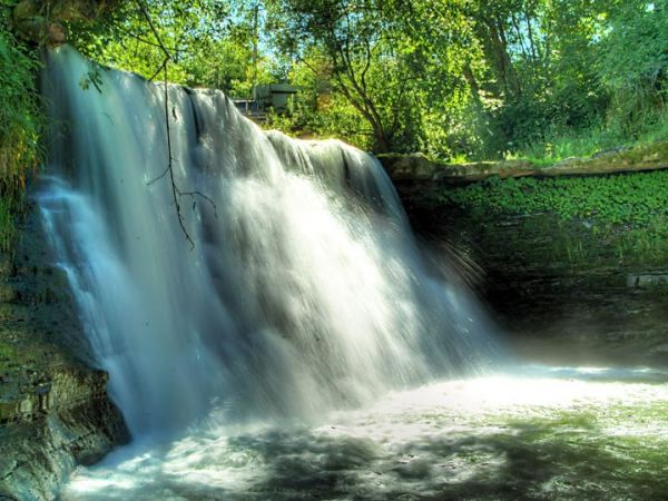 Wodospad - ok 7 m wysokości