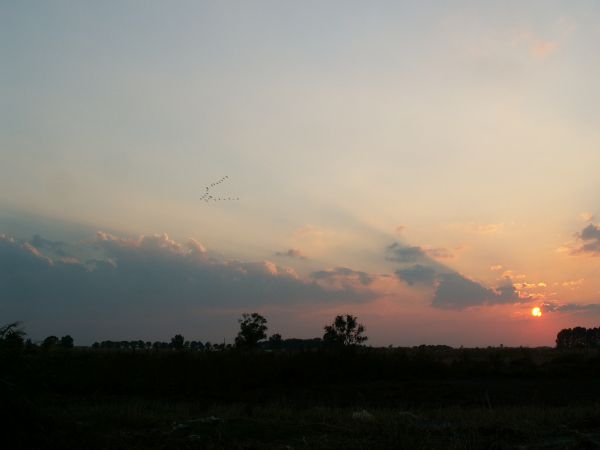 Zachód słońca nad Bródzkami
