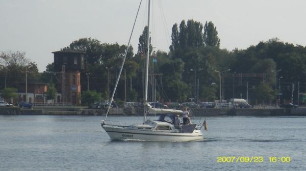 Jacht wychodzi w morze