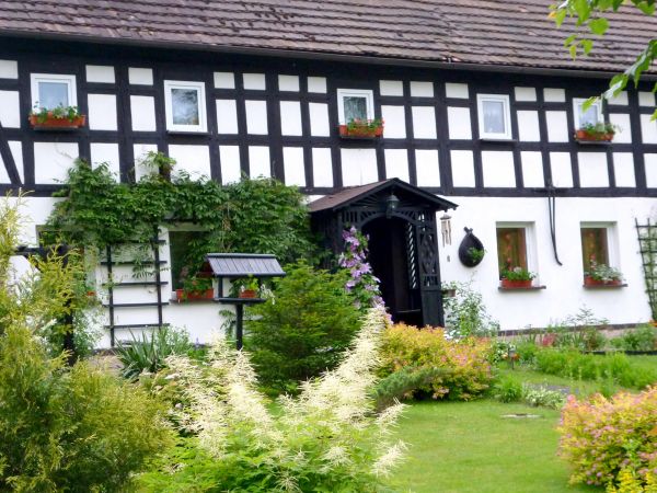 Jeden z domów przysłupowych we Włosieniu.