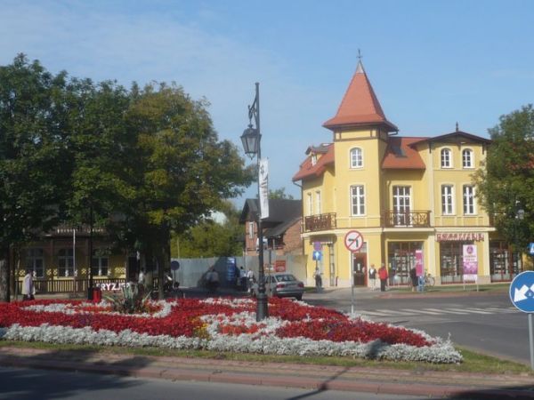 Widok ze skrzyżowania w kierunku ul. Kopernika