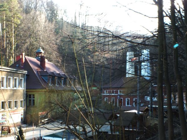 ul.Złota dojście do muzealnej sztolni