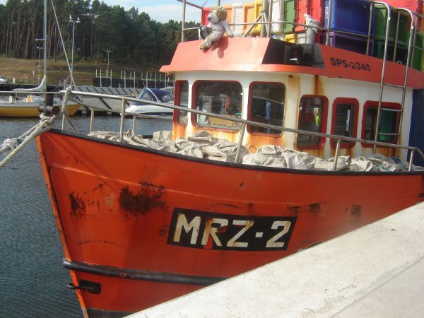 Mrzeżyno - kutry rybackie
