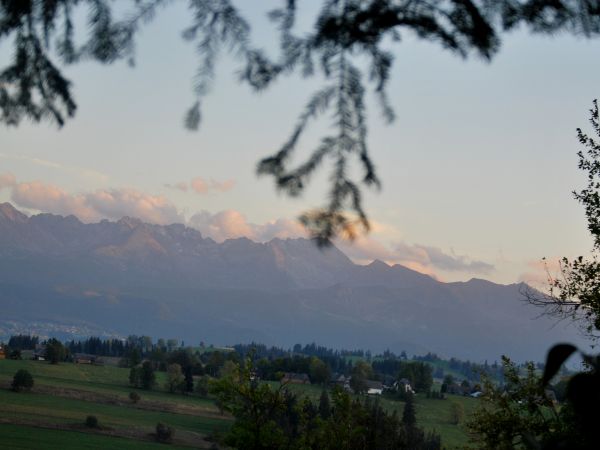 Tatry z Bańskiej widziane