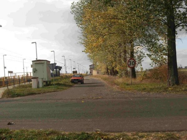 Otoczna, jesień 2008 - stacja kolkejowa