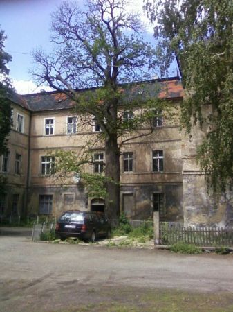 Pałac teraz tak wygląda,cechy baroku i neogotyckie zanikają.Kiedy powstał pierwszy dwór w Łomnicy dokładnie nie wiadomo,ale 25 lipca 1739 r.został on doszczętni