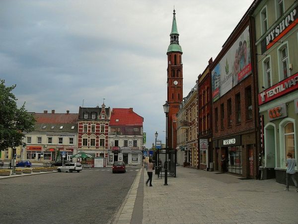 Rynek i kościół św. Katarzyny