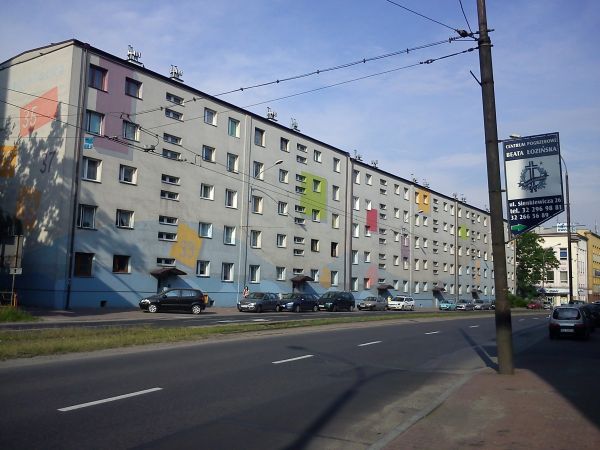 Sosnowiec-Ulica Henryka Sienkiewicza.