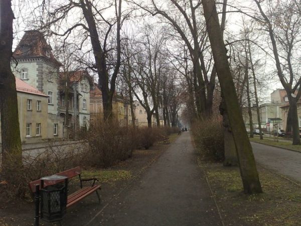 Planty im. Jana Pawła II na ul. Poniatowskiego