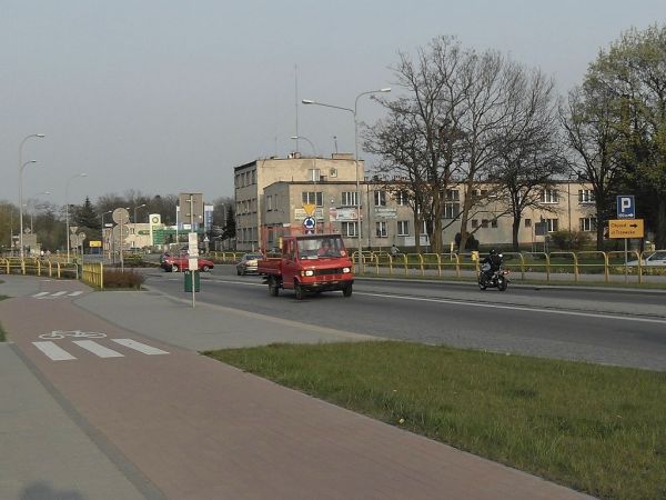 Dojazd ulicą Mickiewicza do Ronda