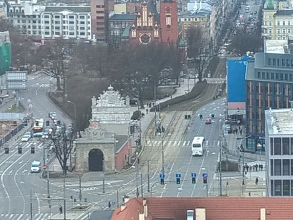 Widok z wieży bazyliki.