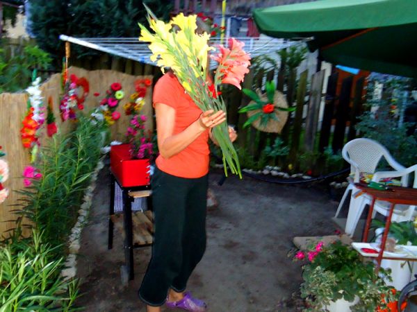 Pierwsze własne kwiaty.