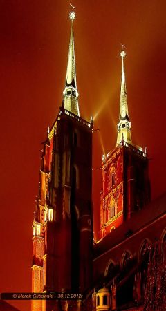 Archikatedra św. Jana Chrzciciela...Cathedral of St. John the Baptist in Wroclaw.