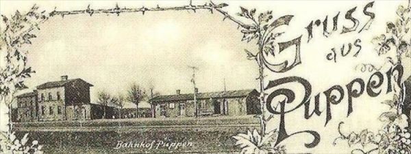 SPYCHOWO - PUPPEN DWORZEC KOLEJOWY