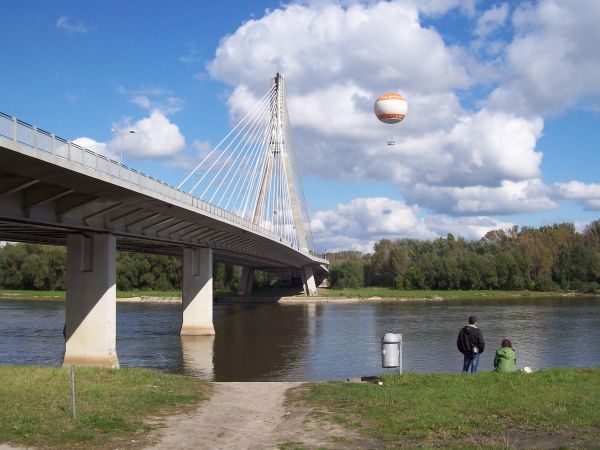 Powiśle, Most Świętokrzyski, balon Orange