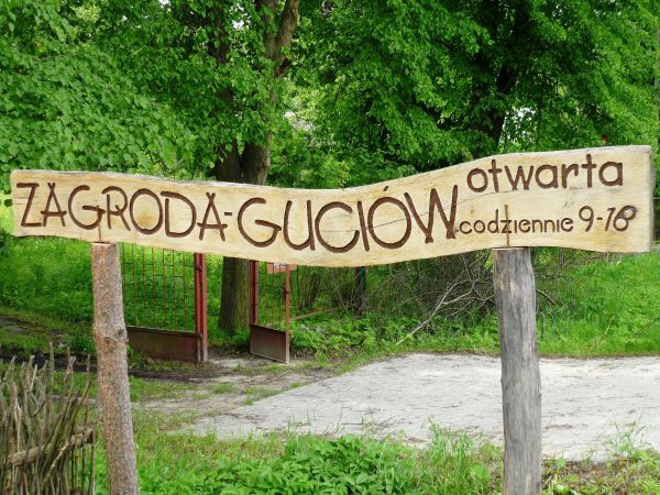 Stara , zabytkowa zagroda chłopska z XIX wieku , we wsi Guciów na Lubelszczyźnie. Obecnie muzeum wsi.