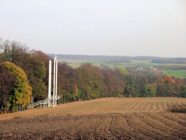 Widok na Porębę z Góry Św. Anny