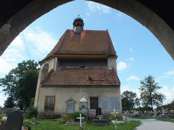 Kaplica cmentarna Najświętszego Sakramentu, pozostałość dawnego kościoła parafialnego