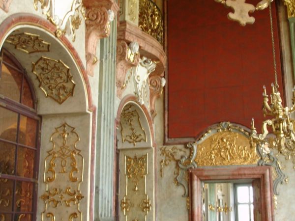 Wnętrza zamku Książ