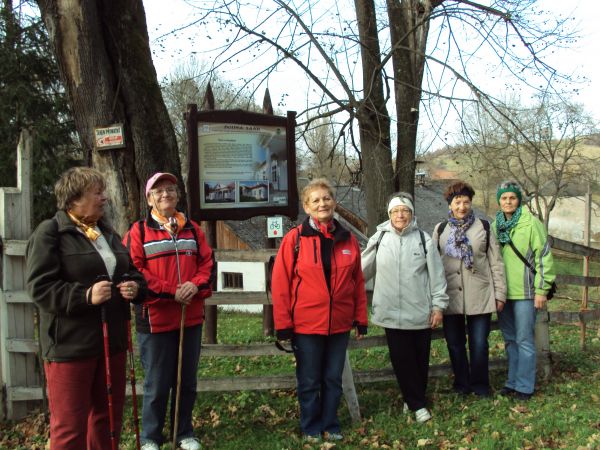 przy planszy - projekcie "Dolina Sanu" a tam kompendium wiedzy a i zdjęcia ładne - przed wejściem na teren zespołu dworsko-parkowego - powinniśmy napisać "z duż