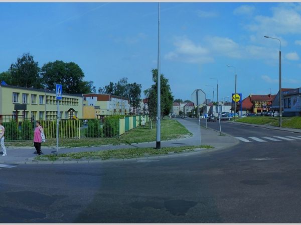 Na skrzyżowaniu Aleji Jana Pawła II i ulicy Kopernika