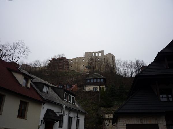 Ruiny zamku w Kazimierzu.