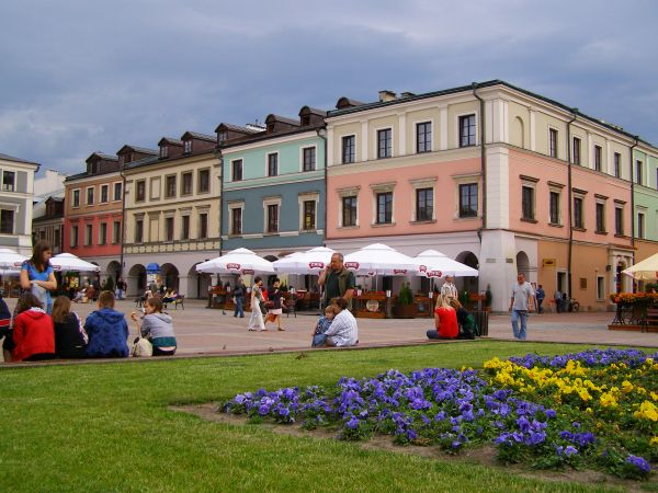 Kamienice na placu przed Ratuszem