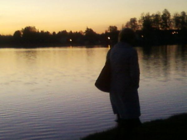 Zabłąkany wczasowicz nad j. Białym