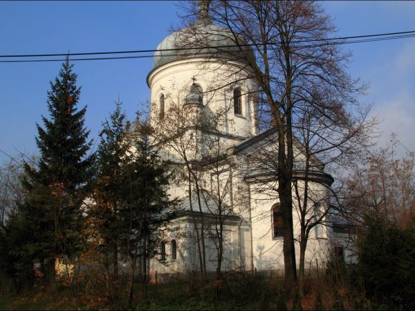 Cerkiew prawosławna pw. Świętych Kosmy i Damiana w Zapałowie.