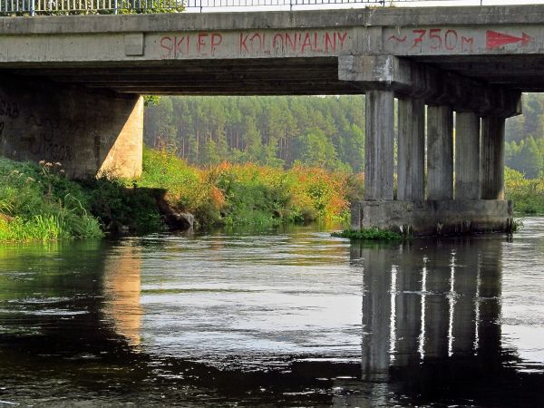 Most nad Wdą w Małym Bukowcu