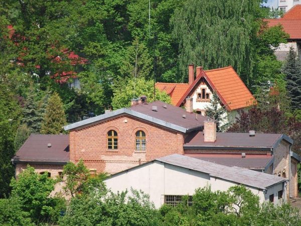 Dzierzgoń - zabudowania dawnej gazowni.