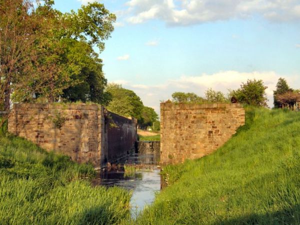 Kędzierzyn-Koźle - zabytkowa śluza nr 2 na Kanale Kłodnickim