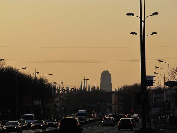 Na Elbląskiej przed zmrokiem