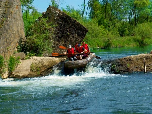Spływ rzeką Kwisą- okolice Kliczkowa