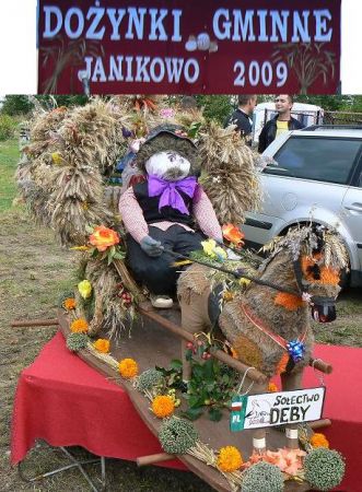 Wieniec dożynkowy Dożynki gminne 2009-I miejsce