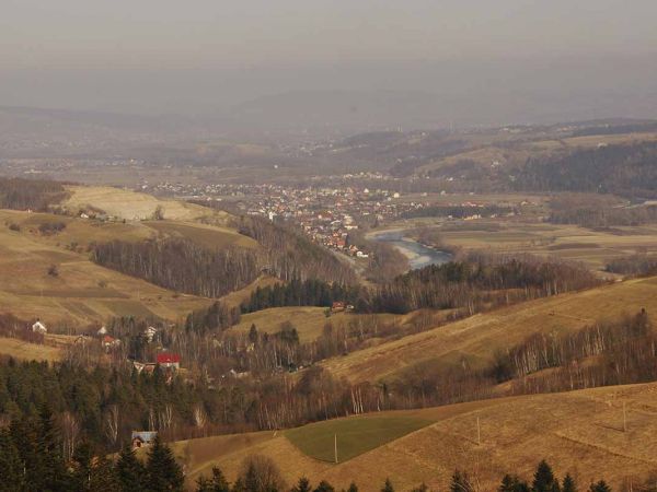 Rytro Połom-widok w stronę Barcic