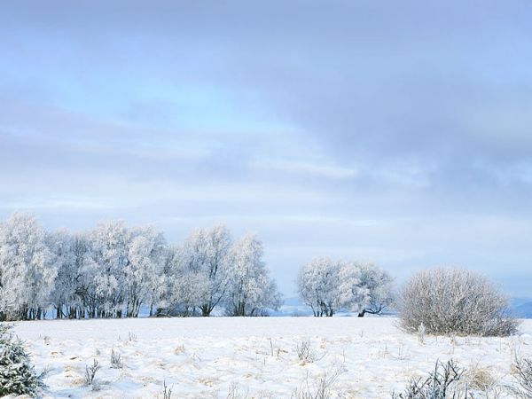 Zima w Pasterce w Górach Stołowych. Malutka, malownicza wioska u samego podnóża Szczelińca Wielkiego jest unikalną już oazą ciszy i spokoju zadziwiając przy tym